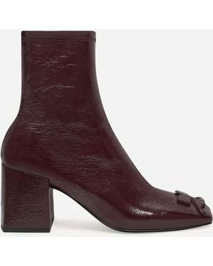 Courreges Vinyl Ankle Boots - Purple