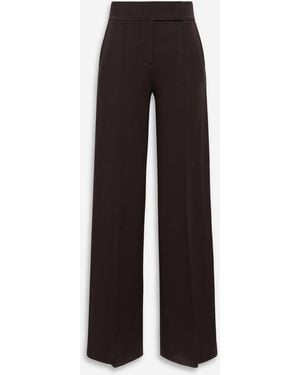 Dorothee Schumacher Wide Leg Milano Stitch Trousers - Black