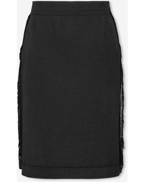 Maison Margiela Gonna Midi Minimalista - Nero