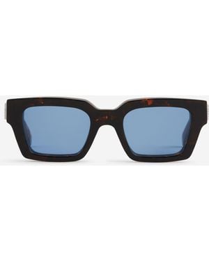 Off-White c/o Virgil Abloh Virgil M Sunglasses - Blue