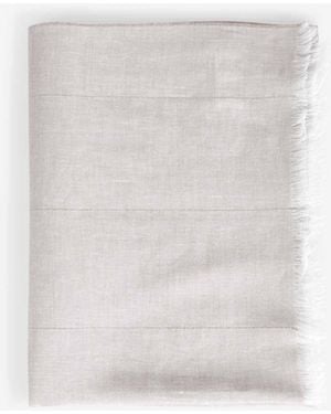 Peserico Linen And Cotton Scarf - White