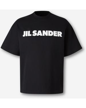 Jil Sander Camiseta Cuello Redondo - Negro