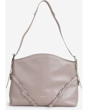 Givenchy Voyou Medium Tasche - Grau