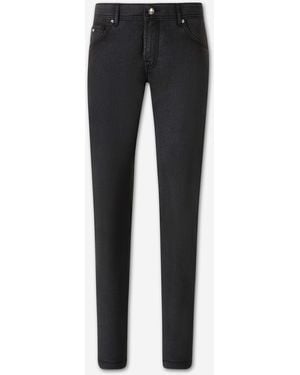 Marco Pescarolo Straight Wool Trousers - Black