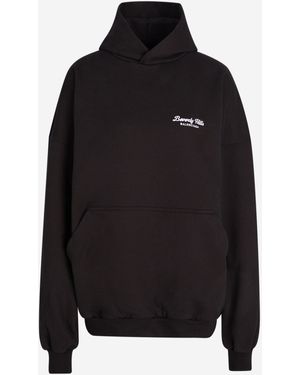 Balenciaga Felpa Di Beverly Hills - Nero