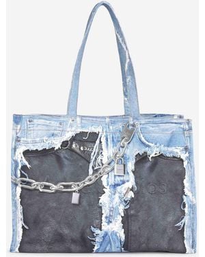 Acne Studios Denim Tote Bag - Blue