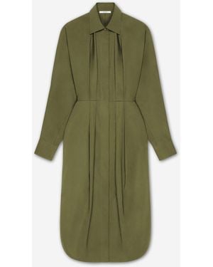 Givenchy Vestido Midi Camisero - Verde