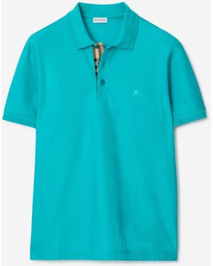 Burberry Chevalier Équestre De Polo - Bleu