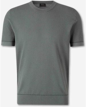 Brioni Round Neck T-Shirt - Grey