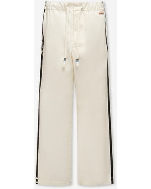 Marni Wide Leg Straight Trousers - Natural