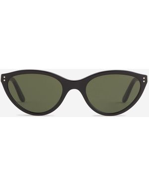 TOTEME So Cut-Eye Glasses - Green