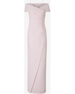 Safiyaa Structured Maxi Dress - Pink