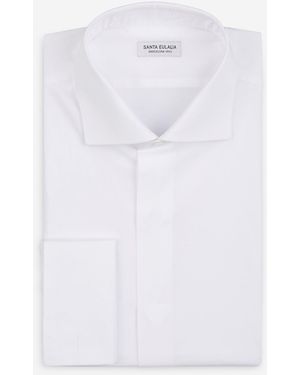 Santa Eulalia Camisa Vestir Tapeta - White