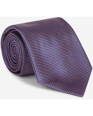 Petronius Textured Silk Tie - Purple
