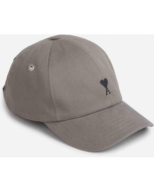 Ami Paris Cappellino Con Logo - Grigio