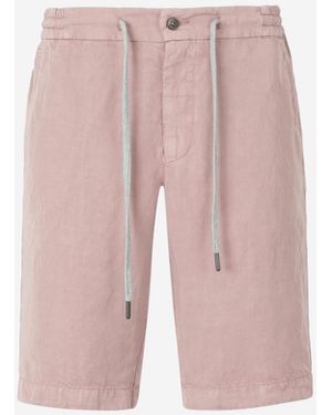 Santa Eulalia Bermudas Rectas Lino - Rosa