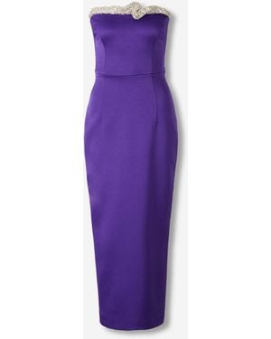 Rachel Gilbert Lorna Dress - Purple
