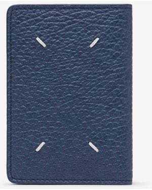 Maison Margiela Four Stitches Card Holder - Blue