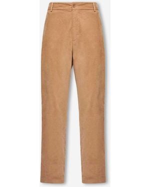Moncler Pantalones Rectos Pana - Neutro