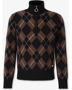 Ami Paris Jersey Cuello Alto - Negro
