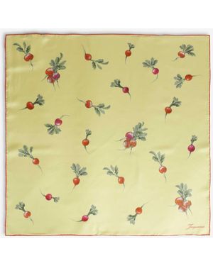 Jacquemus Fular Seda Estampado By - Metallic