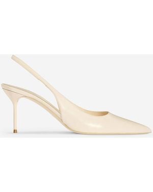 Paris Texas Lidia Slingbacks - Natural