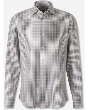 Santa Eulalia Camisa Cuadros - Gris