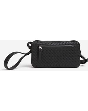 Bottega Veneta Kleine Soffietto-Tasche - Weiß