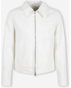 Ami Paris Zip-Up Jacket - White