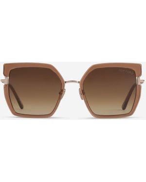 Tom Ford Quinn Sunglasses - Brown