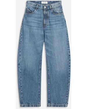 The Attico Jeans En Coton - Bleu
