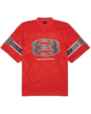 Balenciaga American Football T-Shirt - Rot