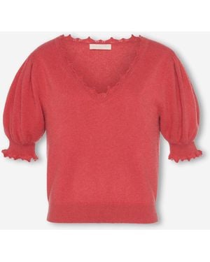 Ulla Johnson Top Punto Polline - Red