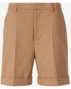 Valentino Bermuda Plissettati - Neutro