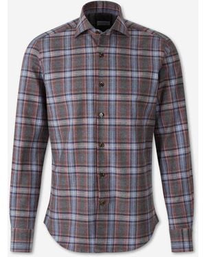 Santa Eulalia Plaid Shirt - Blue