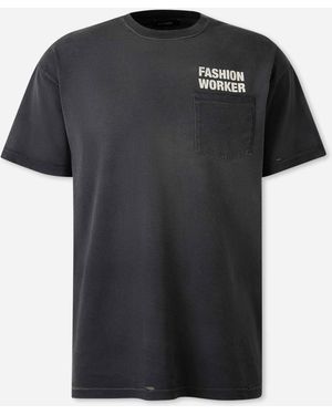 Willy Chavarria Fashion Worker T-Shirt - Black