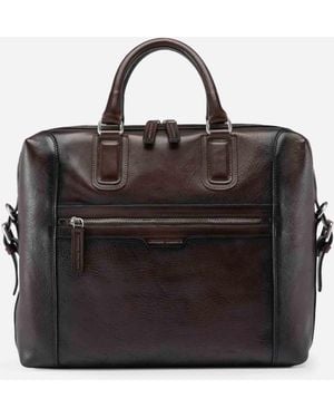 Officine Creative Jules 007 Briefcase - Black
