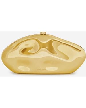 Cult Gaia Caldera Clutch Bag - Metallic