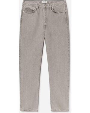 Agolde Jeans Anchos 90's - Gris