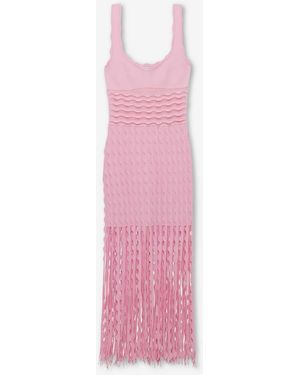 Jonathan Simkhai Brionne Knit Dress - Pink