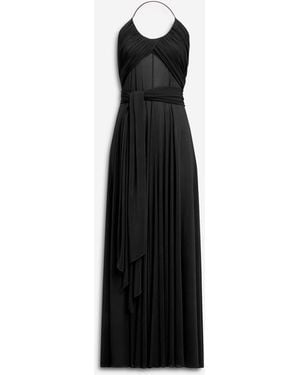 Alaïa Maxi Wrap Dress - Black