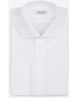 Santa Eulalia Camisa Vestir Tapeta - White