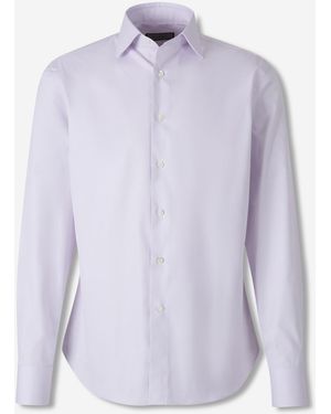 Canali Cotton Dress Shirt - Purple