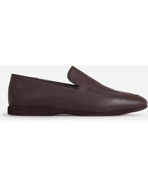 Santa Eulalia Homewear Leather Slippers - Brown