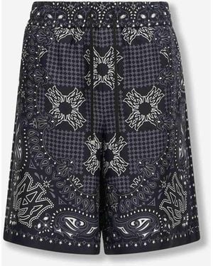 Amiri Bermuda Ma Check - Gray