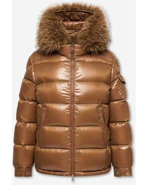 Moncler Doudoune Courte Descendant Hypolais - Marron