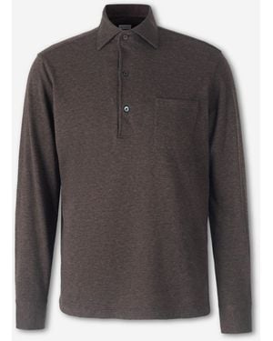 Santa Eulalia Polo Manga Larga - Gris