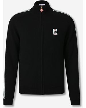 CASABLANCA Reißverschluss Strickjacke - Schwarz