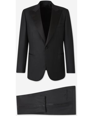 Brioni Smoking Recto Lana - Negro