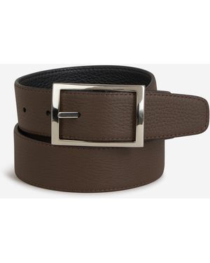 Santa Eulalia Leather Belt - Black